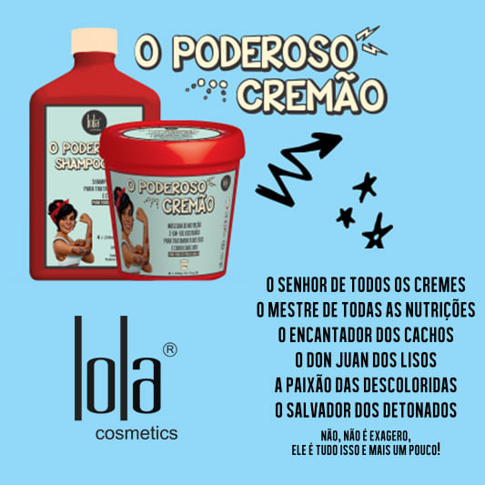 Máscara O Poderoso Cremão – Lola Cosmetics.